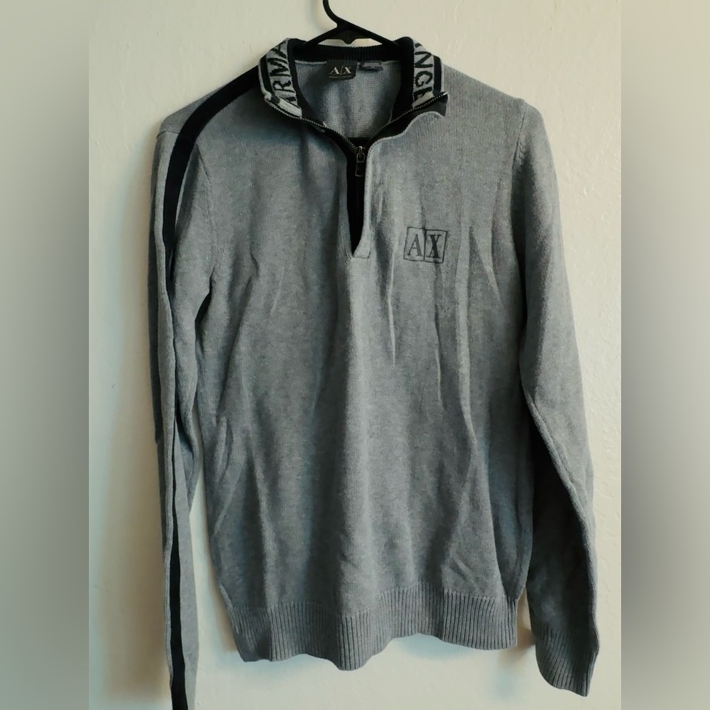 Armani exchanged Men's Gray Sweater